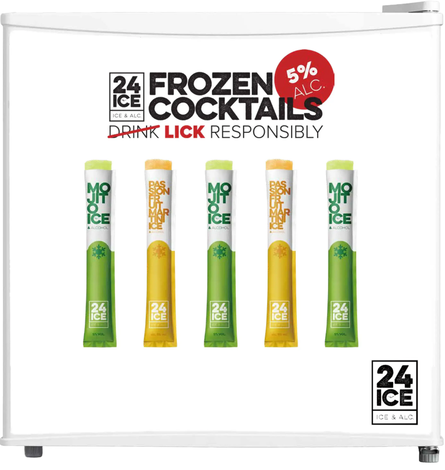 【3種450本セット】【冷凍庫付き】24ICE 3種×150本